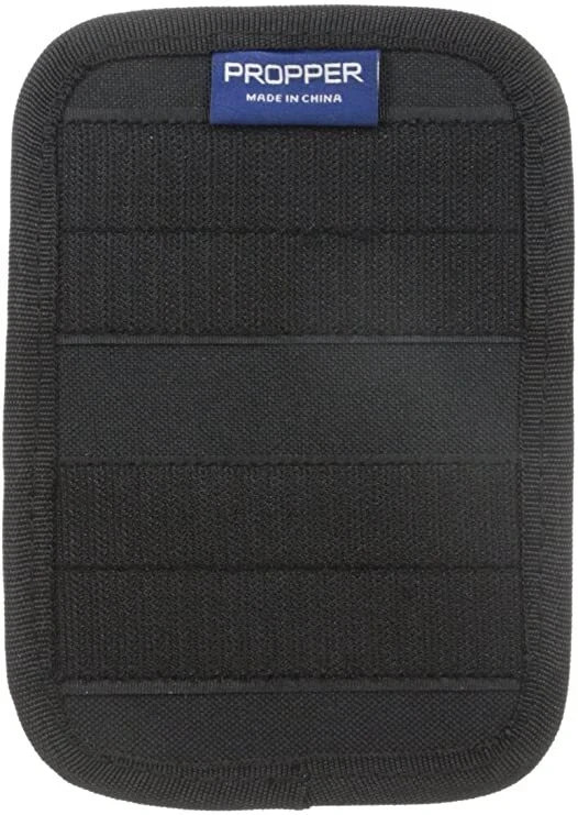 NEW Propper F5659 7X5" ELASTIC ORGANIZER PANEL 100% POLYESTER BLACK HOOK & LOOP