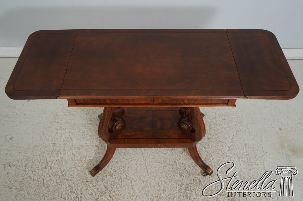 L65526: THEODORE ALEXANDER Attributed Drop Side Regency Mahogany Server