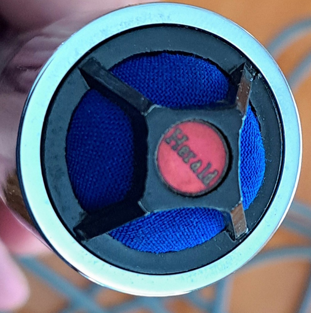 Vintage HERALD M-109 Dynamic Microphone with Original Box