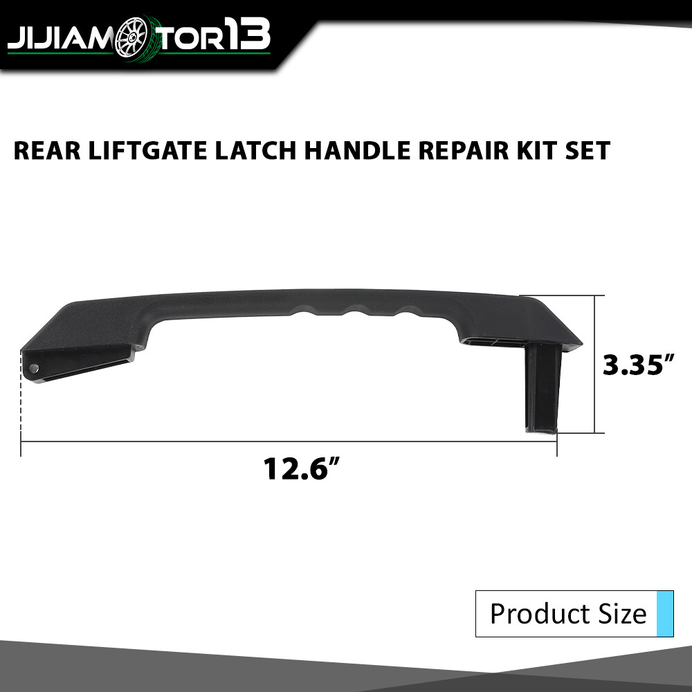 Fit For Hummer H2 2003-2009 Textured Black Tailgate Handle Lift Gate Handle