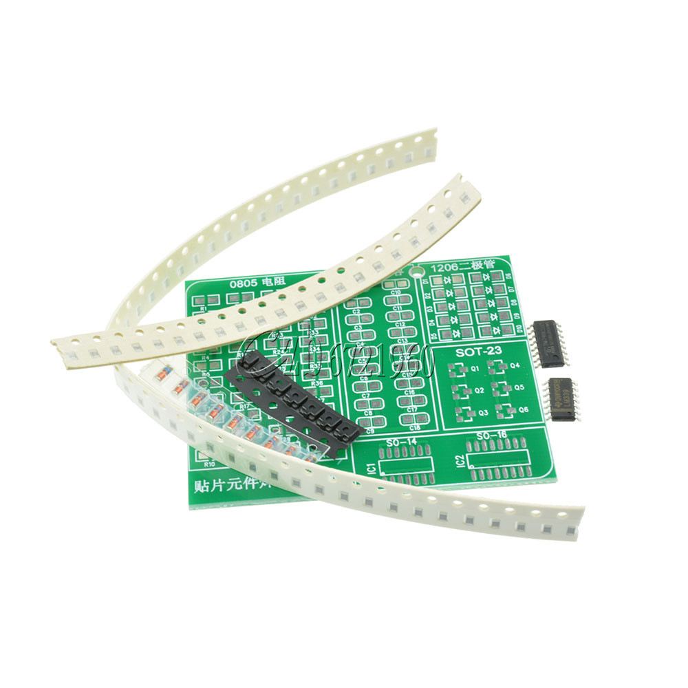 SMT SMD Component Welding Practice Board Soldering Practice DIY Kit for Training