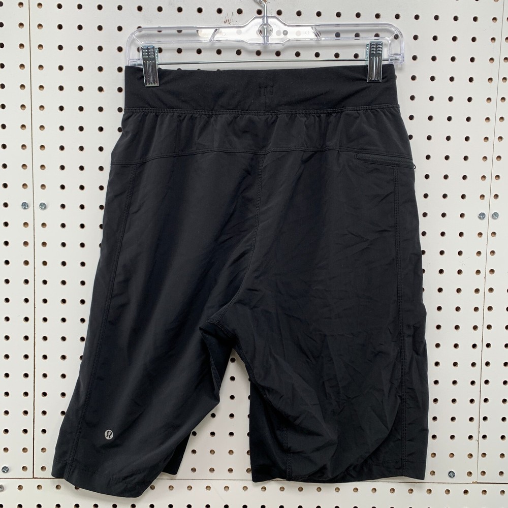 Lululemon Active Short Mens Small Black Work Out Training 27X11