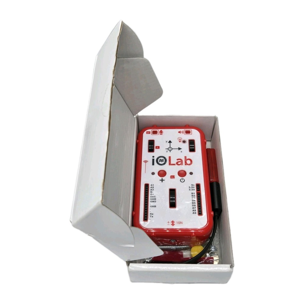 IOLab Macmillan Learning IOL 15A Physics Lab Gathering Data Device W/USB IO Lab