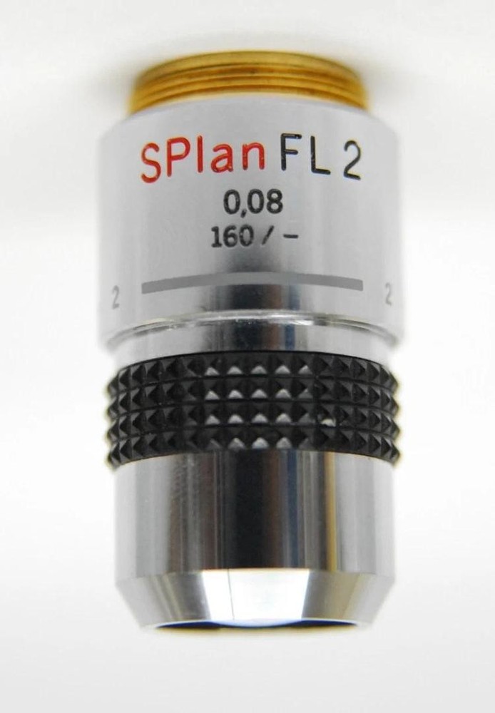 Olympus SPlan FL 2 0.08 160/- 2x Fluorite Microscope Objective (1-LB512)