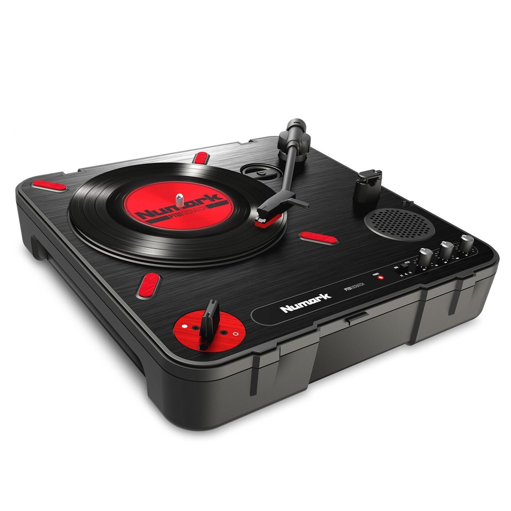 Numark PT01 Scratch | DJ Turntable for Portablists With User Replaceable Scra...