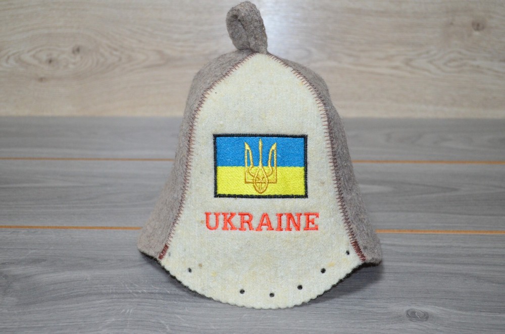 Sauna hat wool Ukrainian Sauna hat Sauna Felt Українські шапки для сауни лазні
