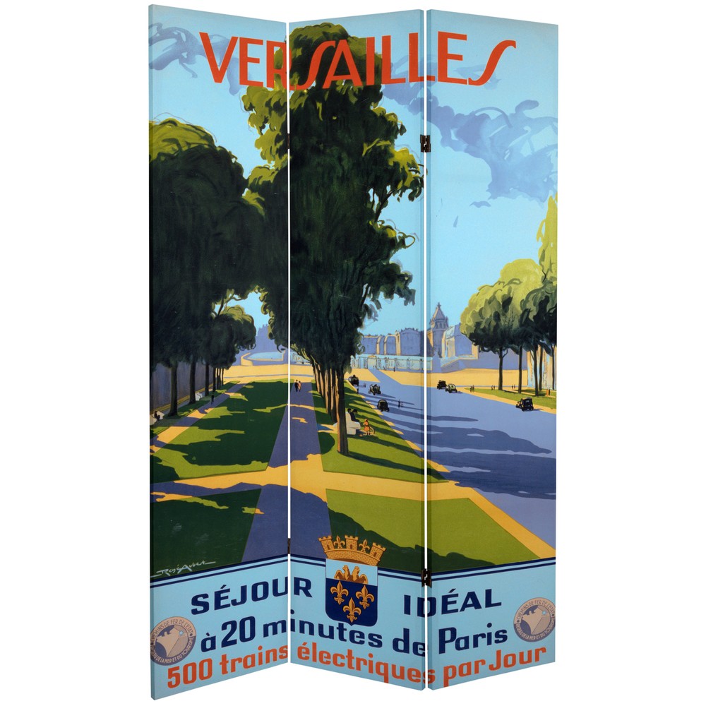 6 ft. Tall Double Sided Cannes/Versailles Room Divider