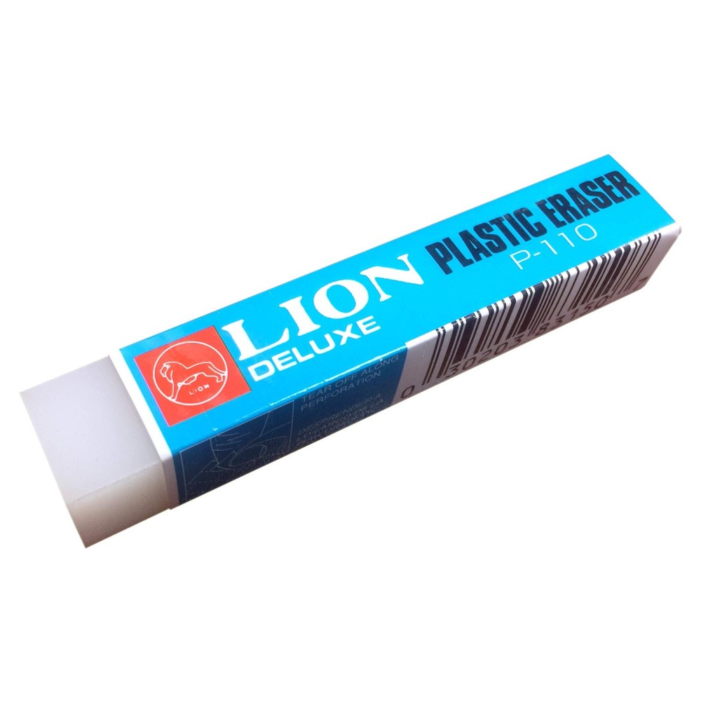 Extra Large Translucent White Eraser Jumbo Rectangular Non Smear Latex Free