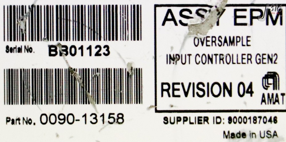 40013 APPLIED MATERIALS OVERSAMPLE INPUT CONTROLLER GEN2 0090-13158
