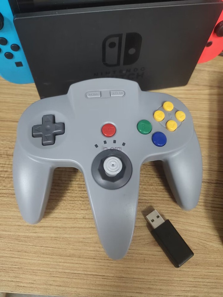 2.4G Switch N64 Controller for Nintendo Switch Online Mac Raspberry Pi Retropie