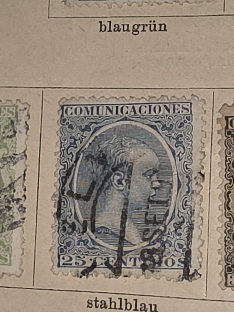 Foreign Spanien 25c Stamp Used - #I227