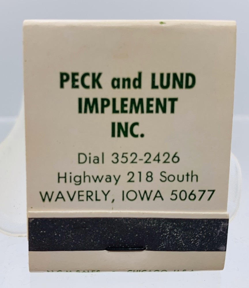 VNT John Deere JD  Matchbook Peck & Lund Implement Inc.  Waverly Iowa