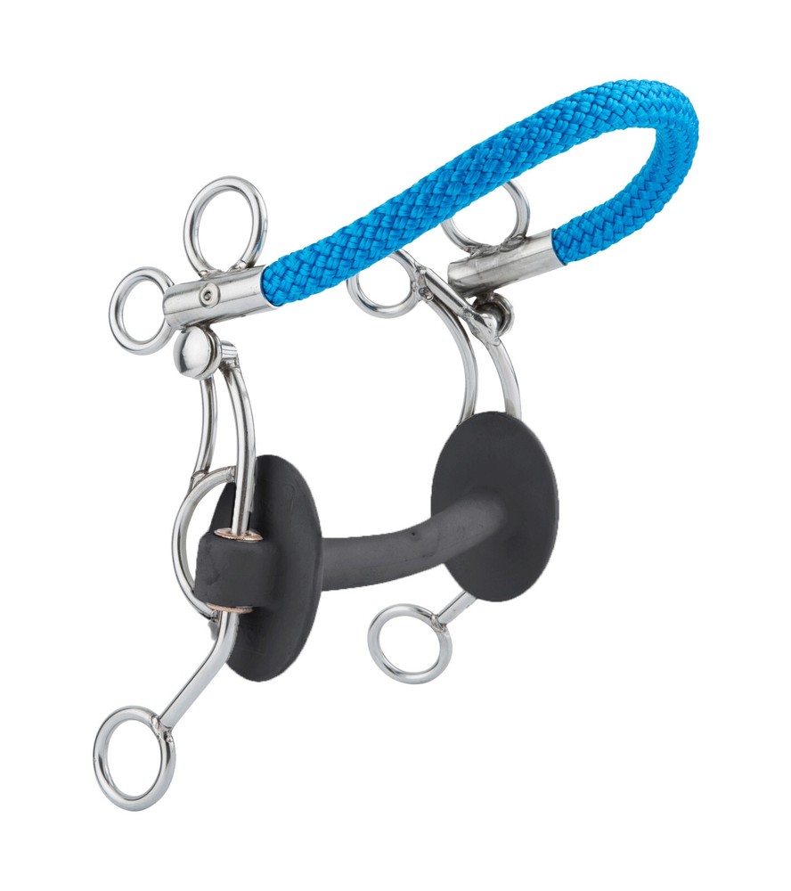 HACKAMORE WITH WHOLE CANNON EXTRA SOFT TANDEM COMBINATION