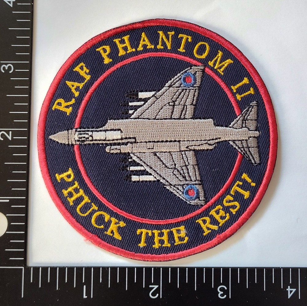 F-4 Phantom Spain Hook Loop Patch Toreejon AFB Titans Farewell Quality Vantage