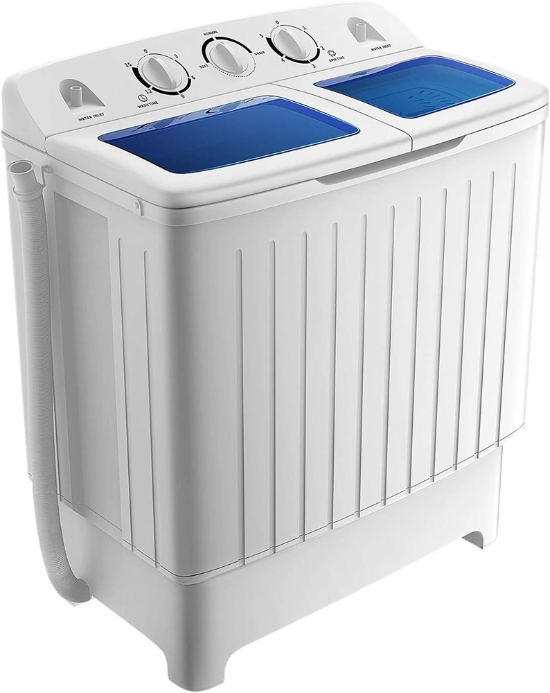 Lightweight Blue & White Washing Machine, GT24267-PE
