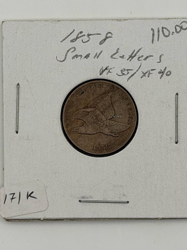 1858 Small Cents Flying Eagle