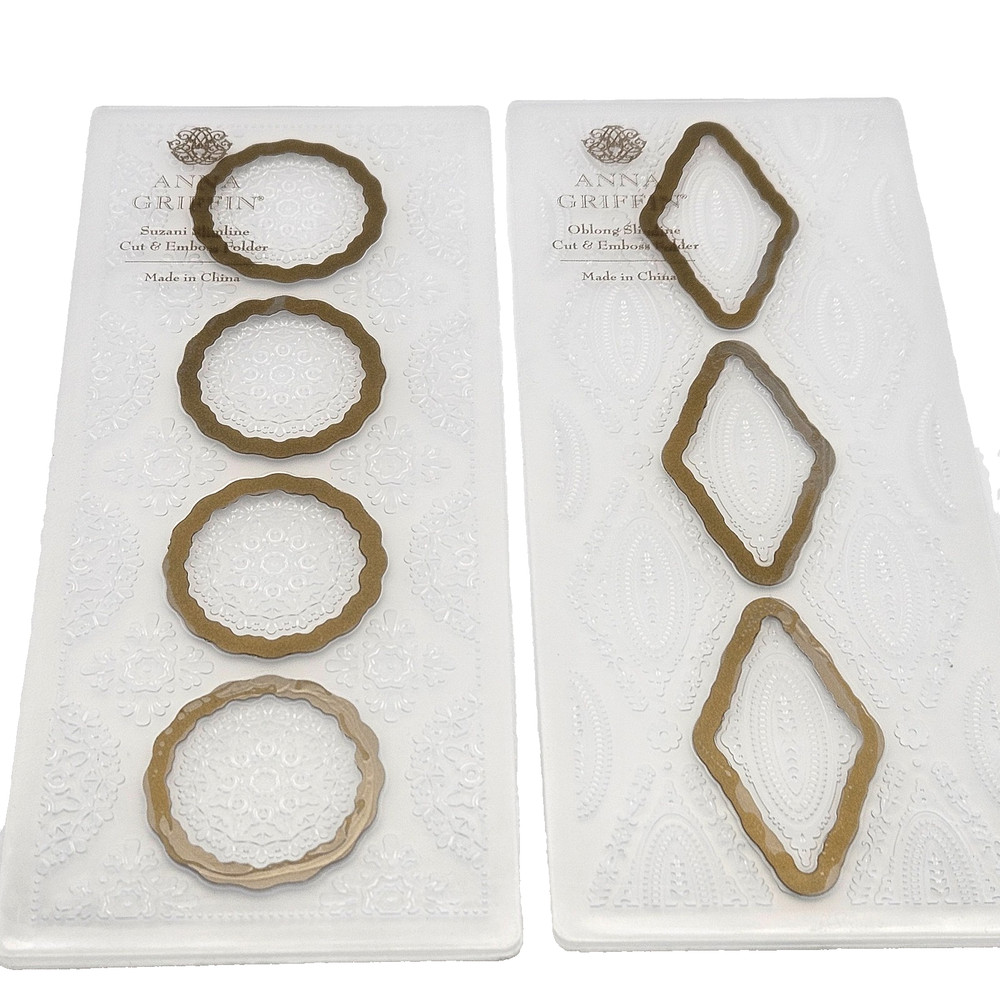 Anna Griffin Perfect Pattern Slimline Cut & Emboss Folders Set