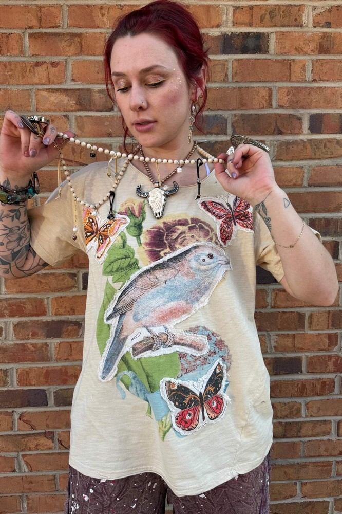 Jaded Gypsy  Moon Dance Tee - Willow Whisper