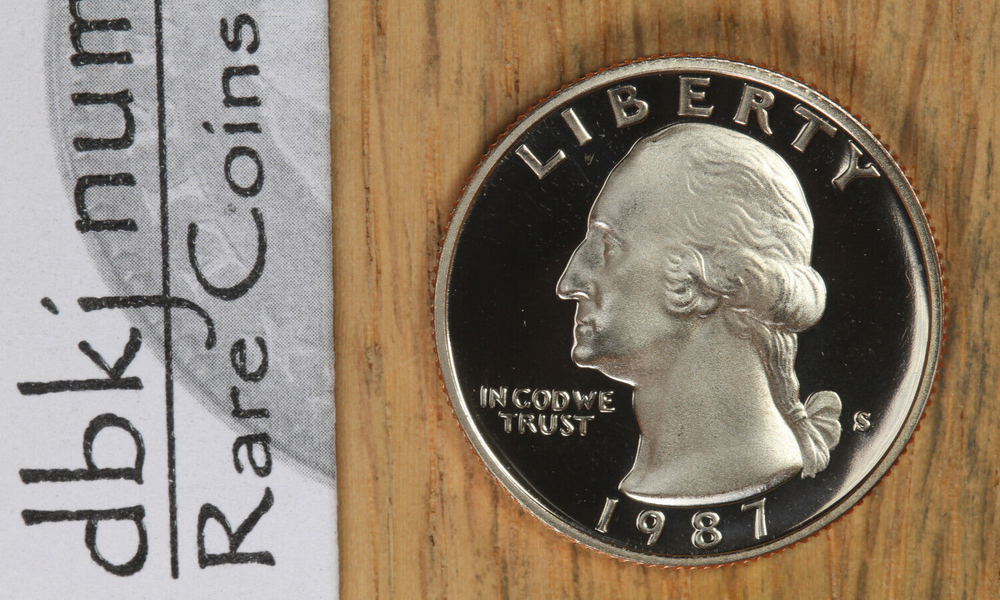 1987 S Washington Quarter Clad 25¢ - Gem Proof