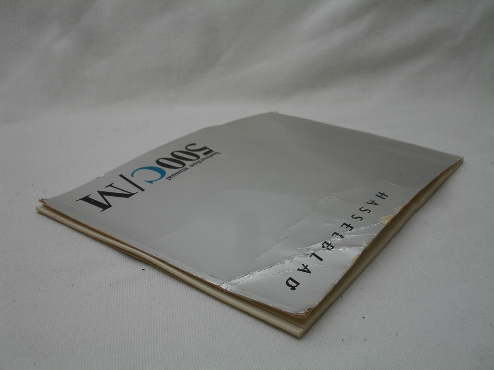 HASSELBLAD 501c/m Instruction Manual