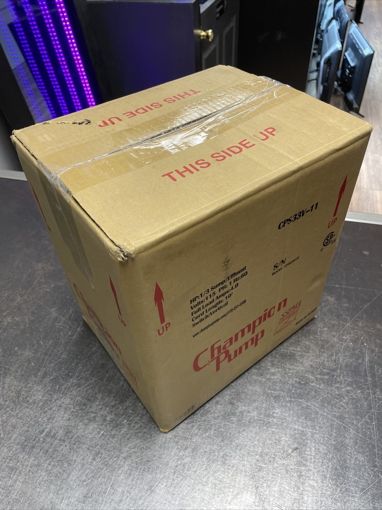 Champion Sump Pump CPS33V-11 1/3HP E1