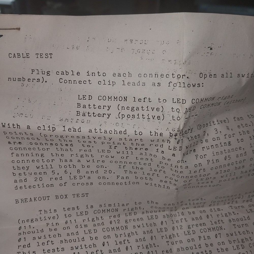 VTG Datatran Data Tracker Cable Tester RS-232 Breakout Box Case Cables & Manual