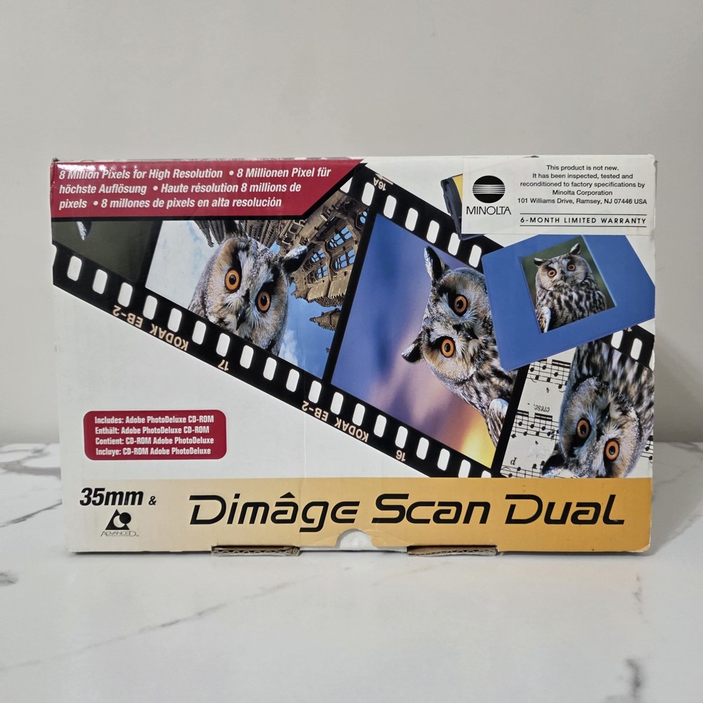 Minolta 35mm & Dimage Scan Dual Read Details
