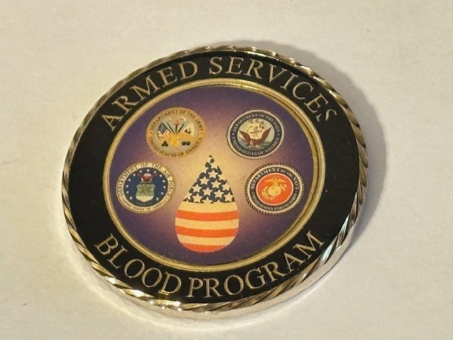 Challenge Coin - US Military - Armed Services Blood Program