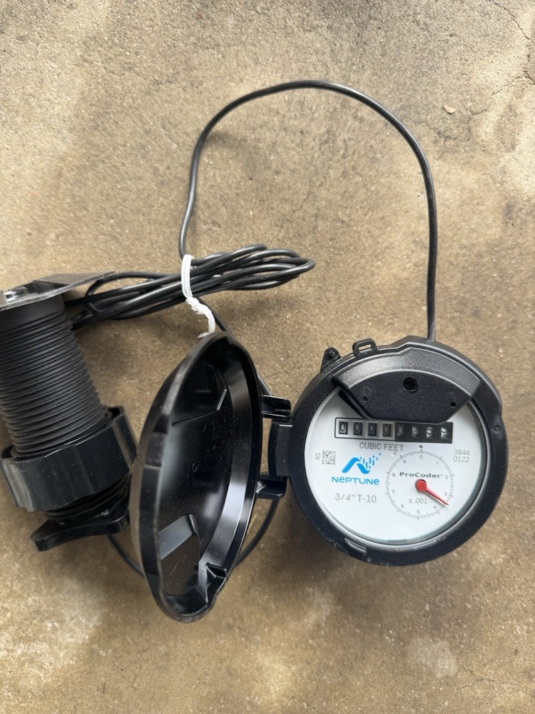 Neptune 3/4” ProCoder Register Only Cubic Foot