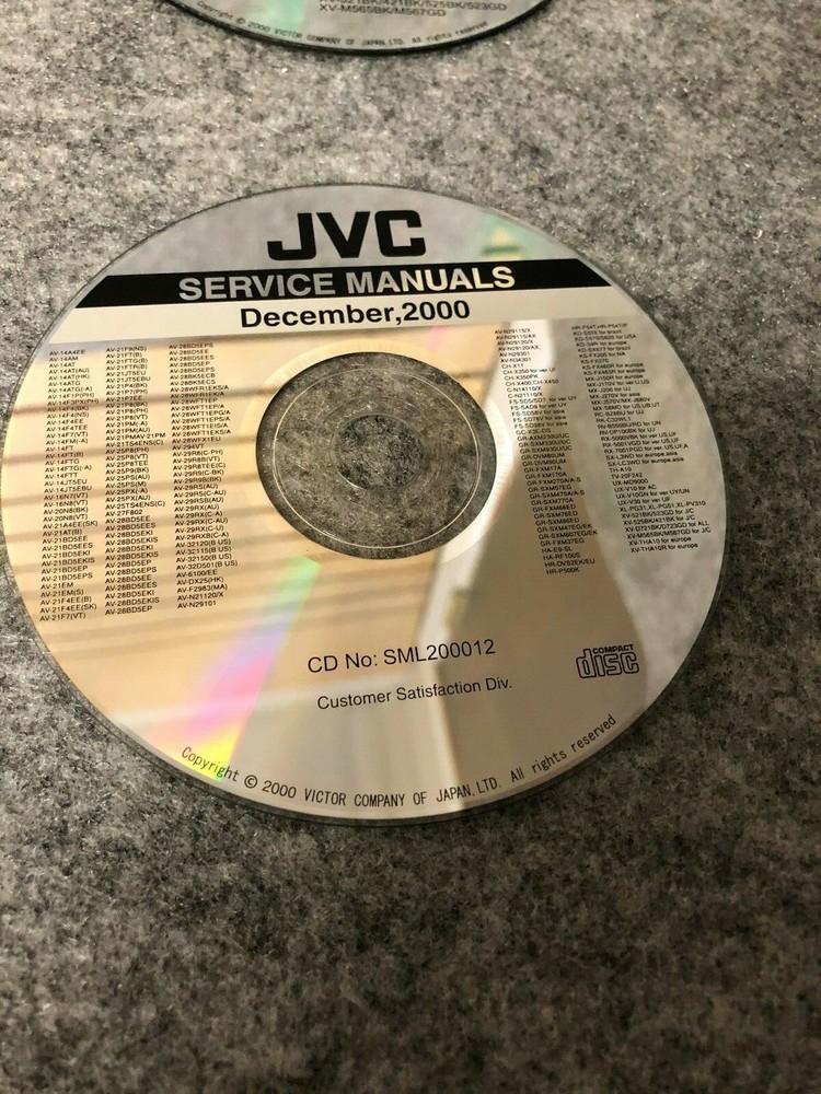 JVC CD Service Manuals