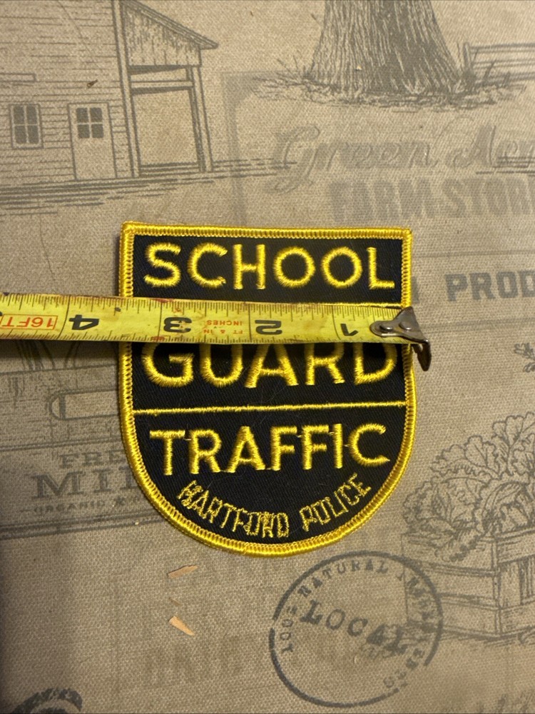 HARTFORD CONNECTICUT TRAFFIC GUARD VEST PATCH OBSOLETE