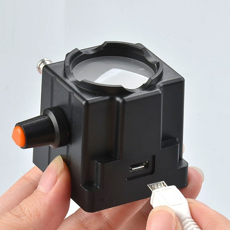 USB LED Light Rechargable Microscope Lighting Bottom Supplementary Lamp Source