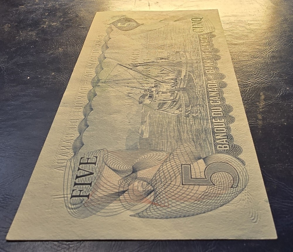1972 Canada $5 Dollar - Bouey Rasminsky - CA Prefix - Uncirculated or better