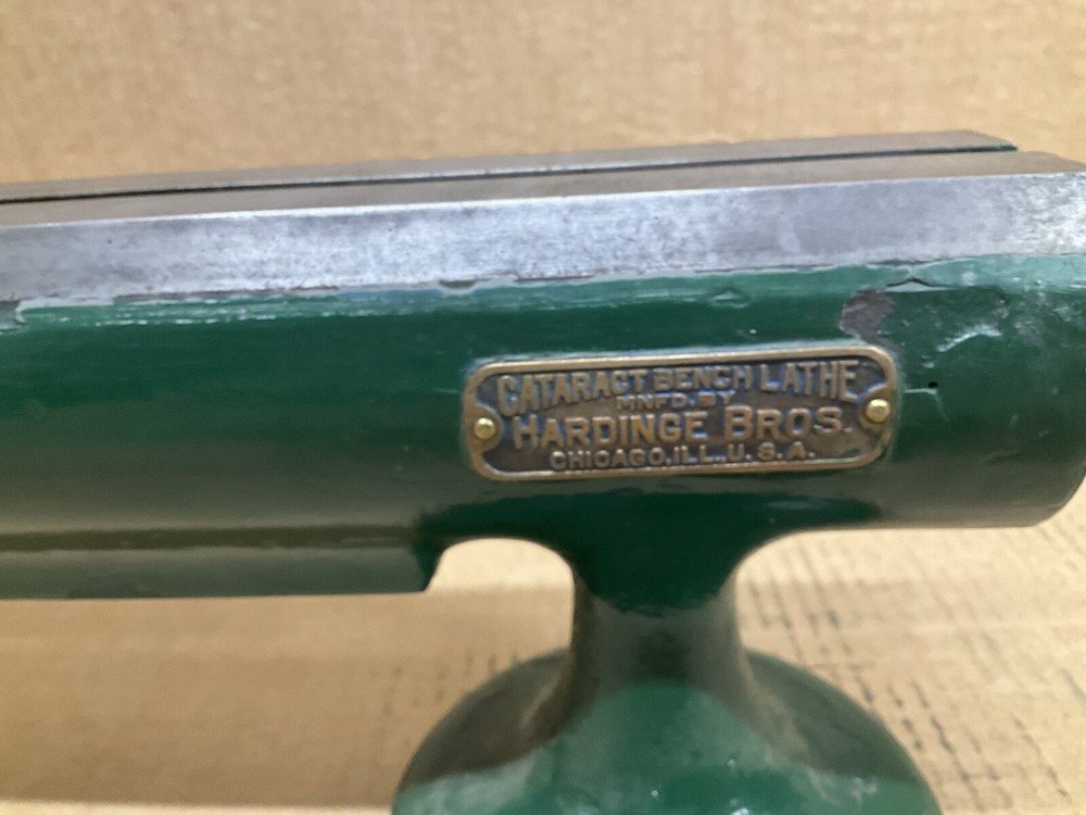 Hardinge Cataract Bench Lathe Bed Assembly