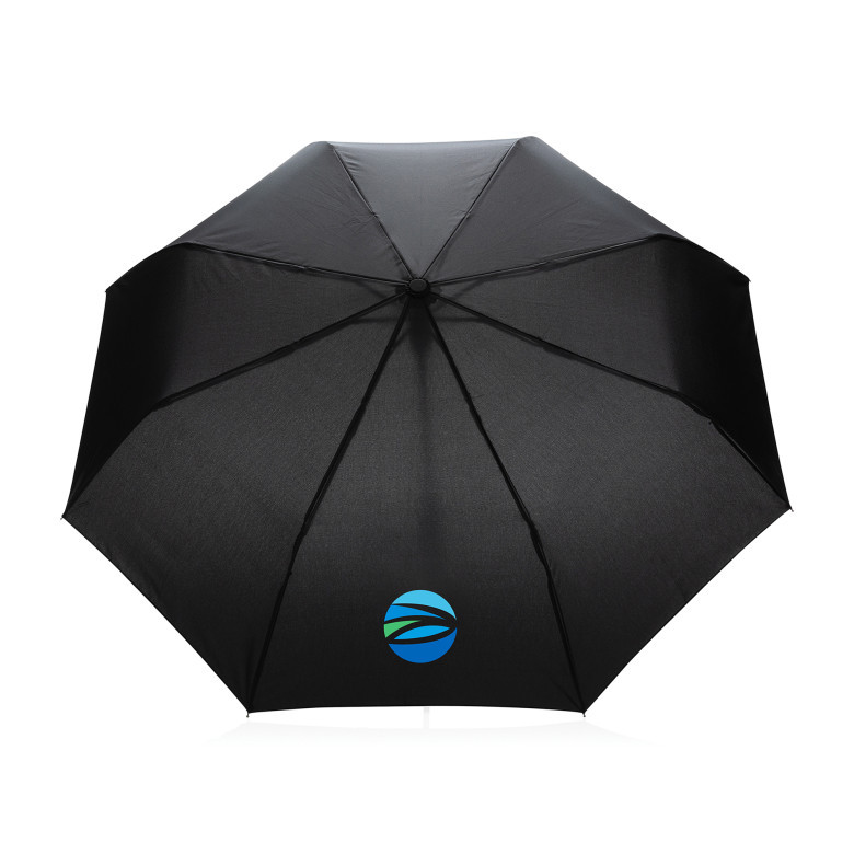 21" Impact AWARE™ RPET 190T Mini Auto Open Umbrella