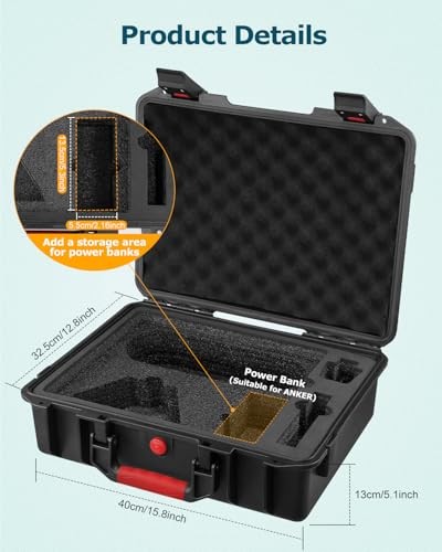 Starlink Mini Case Waterproof Hard Case with Foam Customized Precision Cut