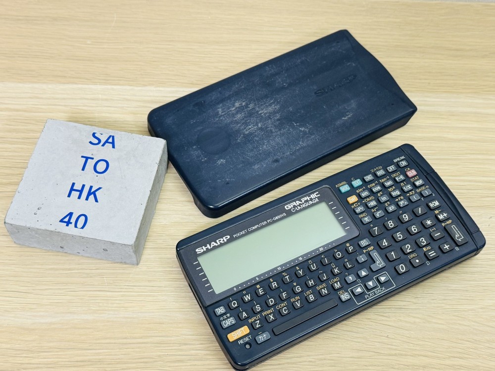 SHARP PC-G850VS Pocket Computer BASIC Tested Working See Description