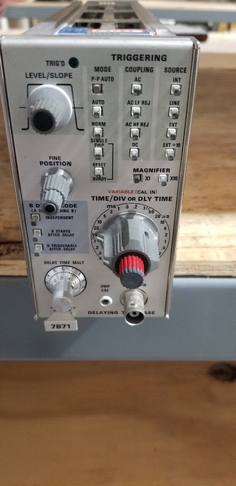 Tektronix 7B71 Delaying Time Base Plug In