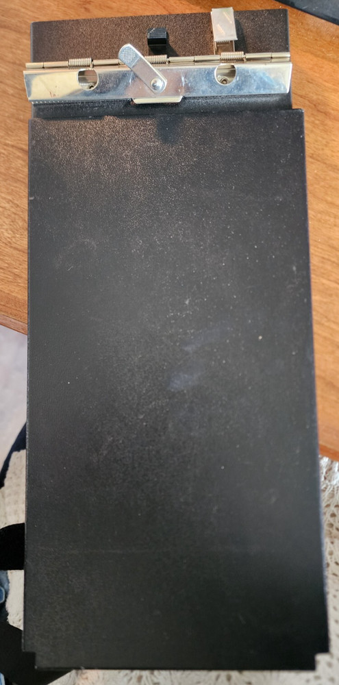 Black Metal Clipboard Storage