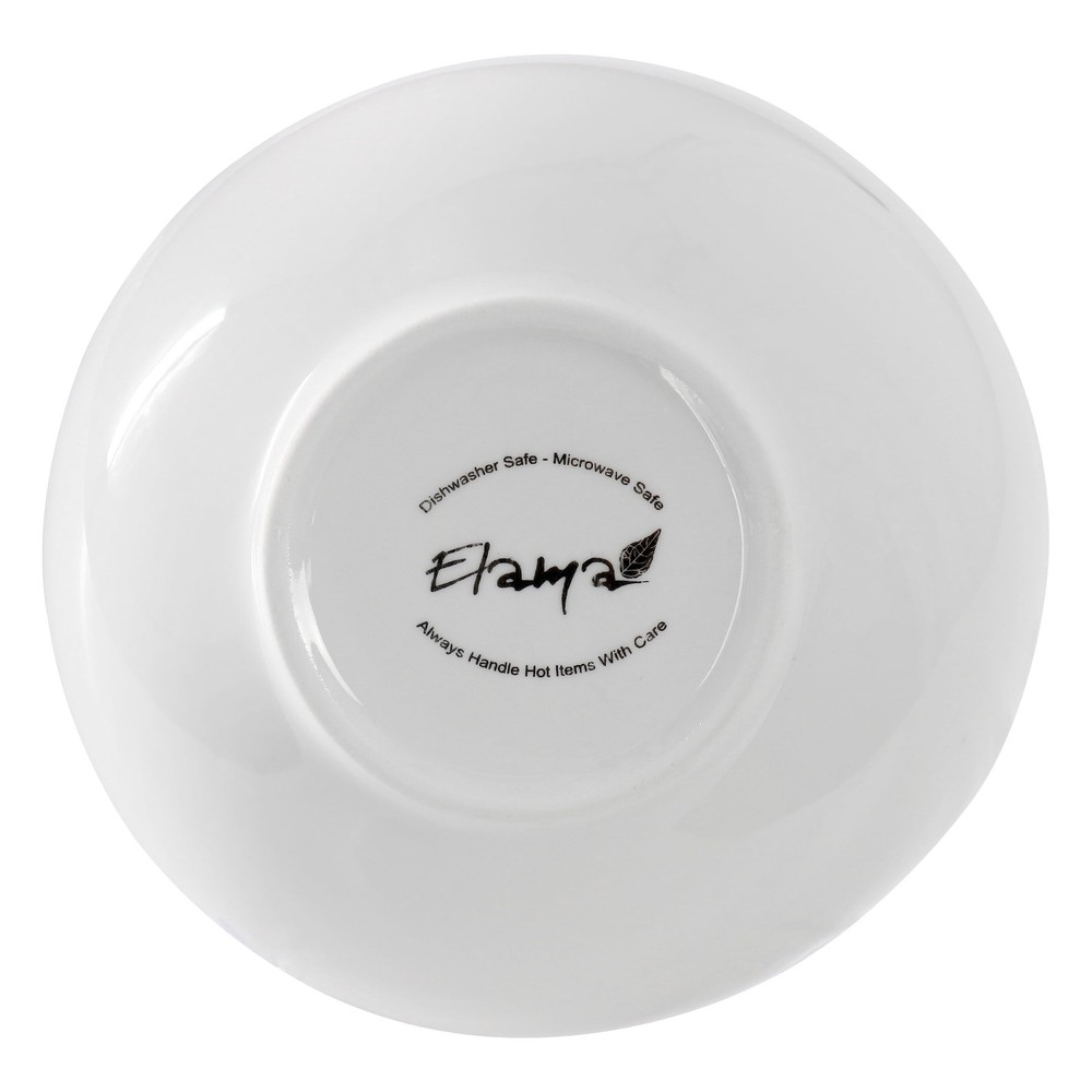 Professional Kitchen 12 Piece Porcelain Bowl Set in White