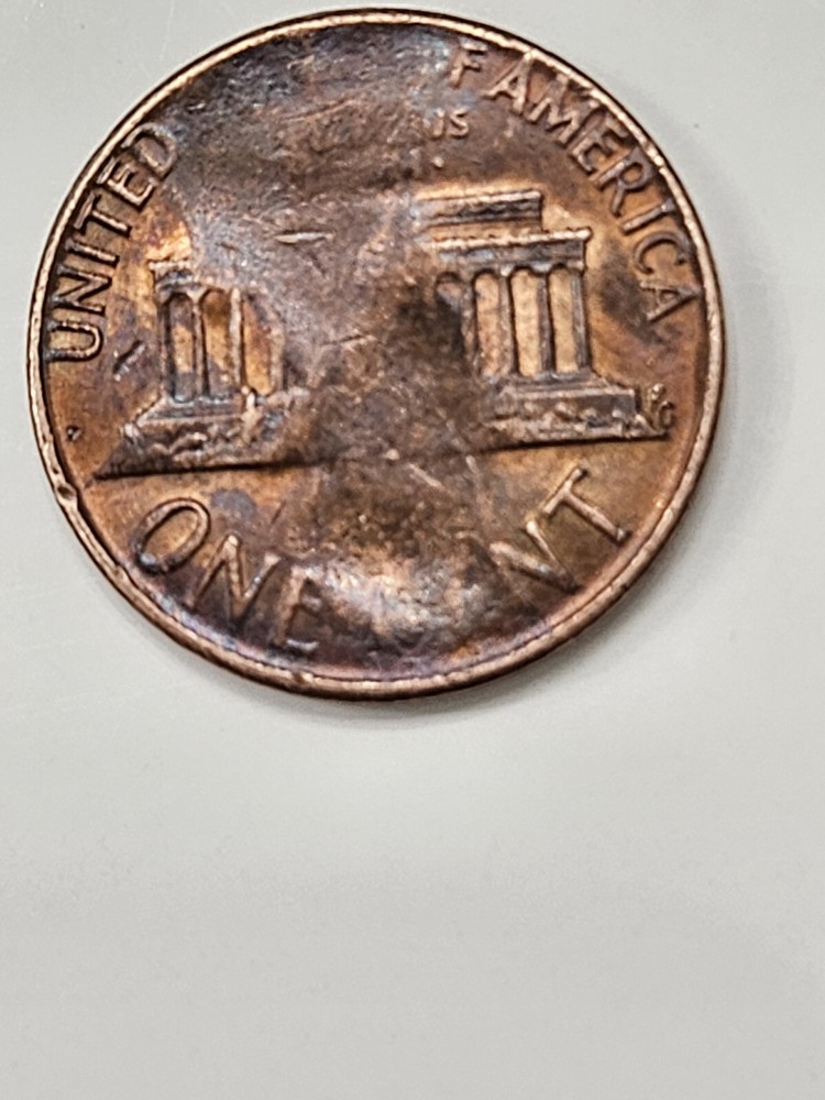 Rare 1973 D - Double Struck, & Struck Through Lincoln Cent