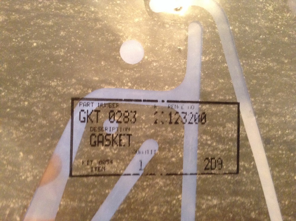 HVAC gasket part GKT0283