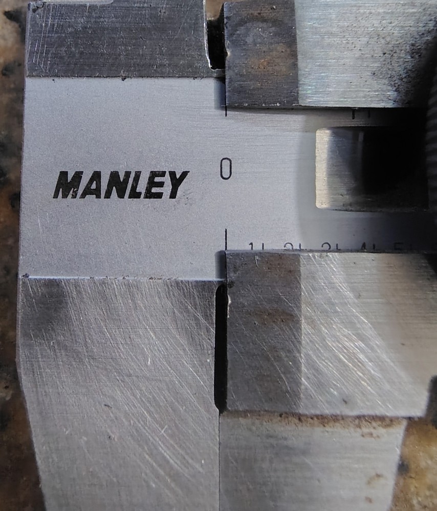 🗽VINTAGE MANLEY 6" DIAL CALIPER