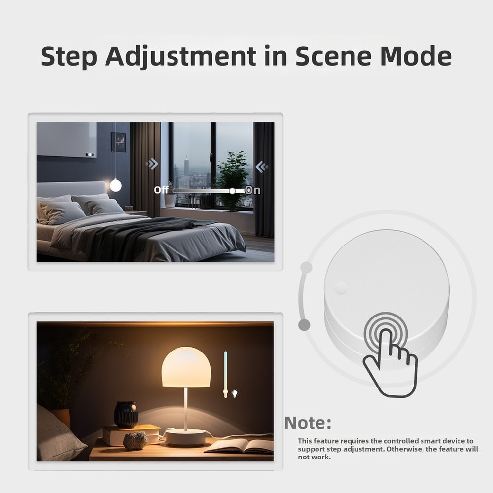 For Zigbee Smart Switch Compatible with For Tuya for Multi-Scene Control