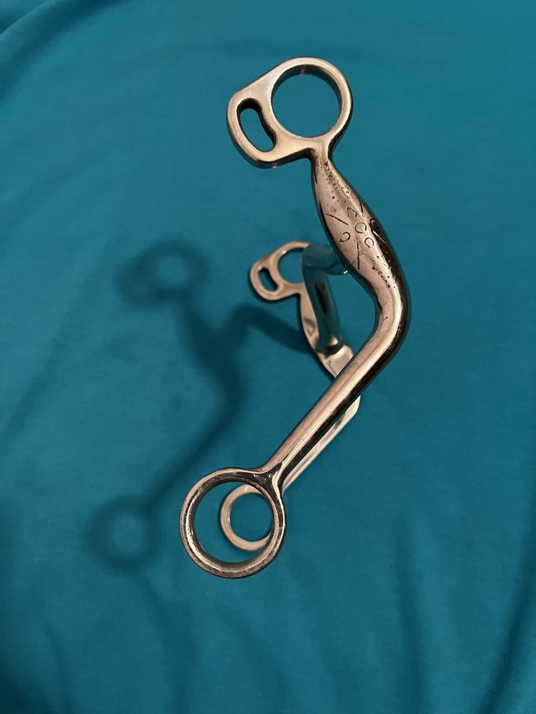 5” Western Low Port Curb Bit Swept back Shanks