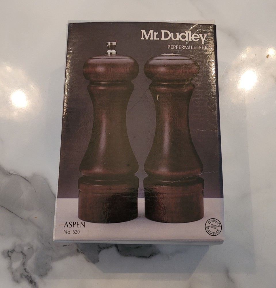 Mr. Dudley Aspen Wood Pepper Mill Set