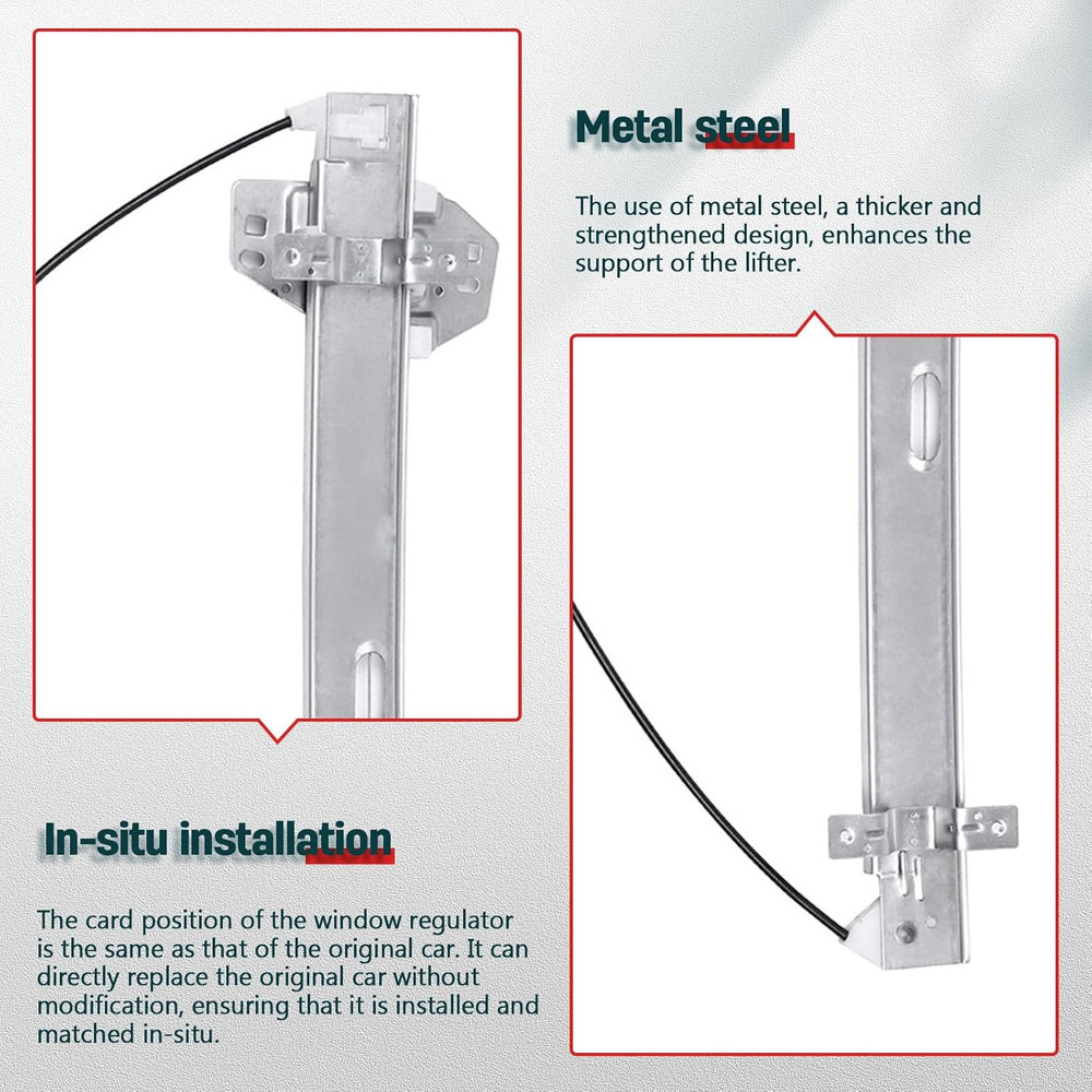 Front Left Driver Side Power Window Regulator with Motor for Honda Element