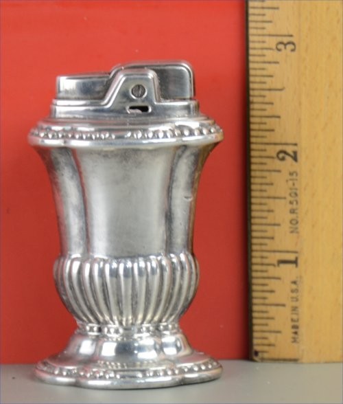 Vintage Silver Plate Ronson "MAYFAIR " Table Lighter - Engraved