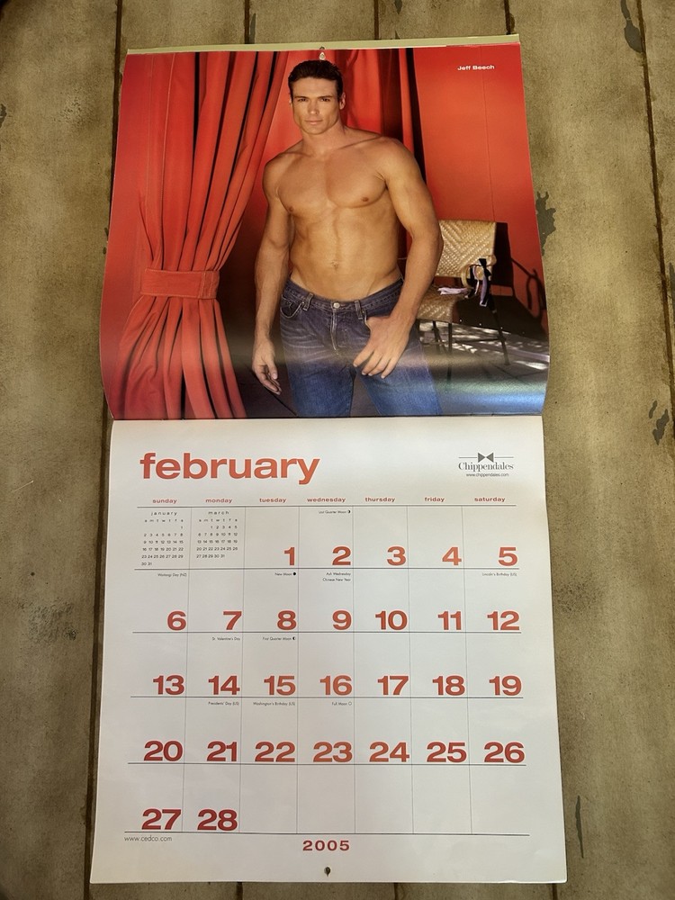 Chippendales 2005 Calandar Great Shape