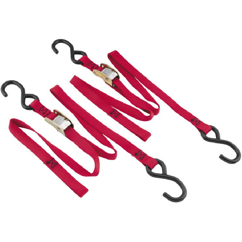 Ancra Classic Tie Downs w/Nylon Straps Red 4088810
